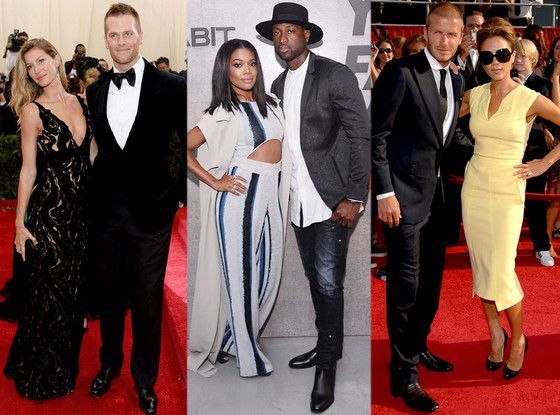 Gisele Bundchen, Tom Brady, Gabrielle Union, Dwyane Johnson, David Beckham, Victoria Beckham Gisele Bundchen, Tom Brady, Gabrielle Union, Dwyane Johnson, David Beckham, Victoria Beckham